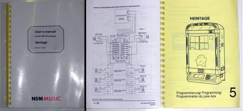 Manual for NSM ES5 and 5.1 jukeboxes.